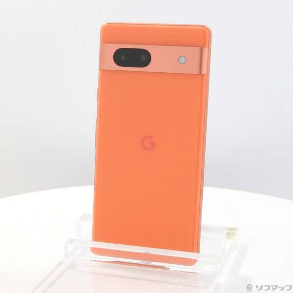 Google Pixel 7a コーラル（訳あり） 中古品〕 Google Pixel 7a 128GB コーラル GA04438-JP SIMフリー【344