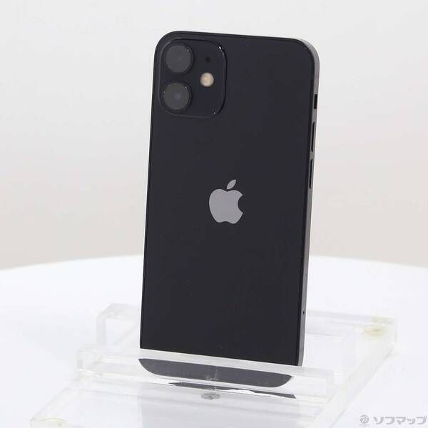 中古品〕 iPhone12 mini 128GB ブラック MGDJ3J／A SIMフリー【371