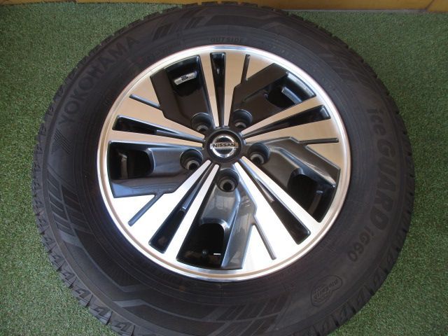 中古】 送料込み 日産純正 セレナ 195/65R15 スタッドレスタイヤ4本