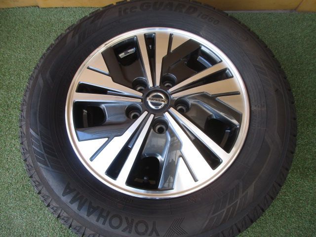 中古】 送料込み 日産純正 セレナ 195/65R15 スタッドレスタイヤ4本