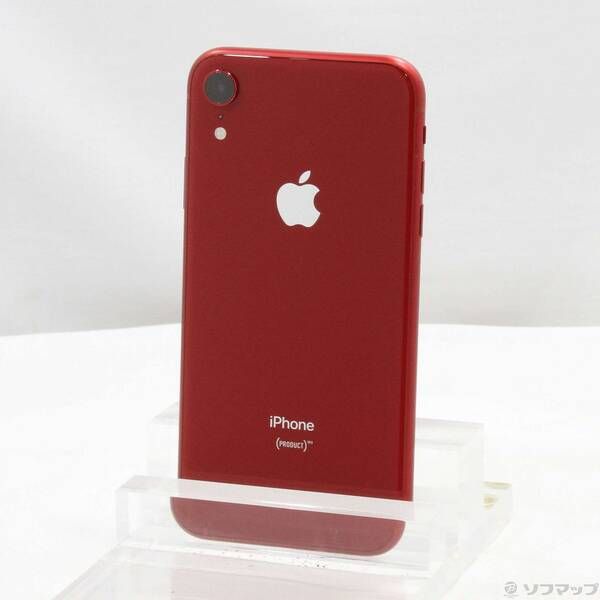 Apple iPhone 本体 MT062J/A ジャンク 中古品〕 iPhoneXR 64GB プロダクトレッド MT062J／A SIMフリー【349
