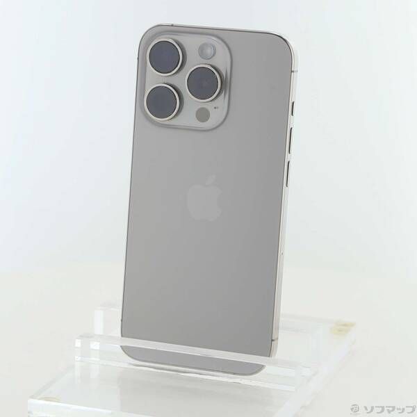 中古品〕 iPhone15 Pro 128GB ナチュラルチタニウム MTU93J／A SIM