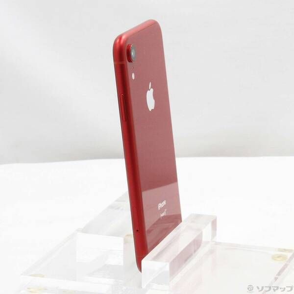 中古品〕 iPhoneXR 64GB プロダクトレッド MT062J／A SIMフリー【377