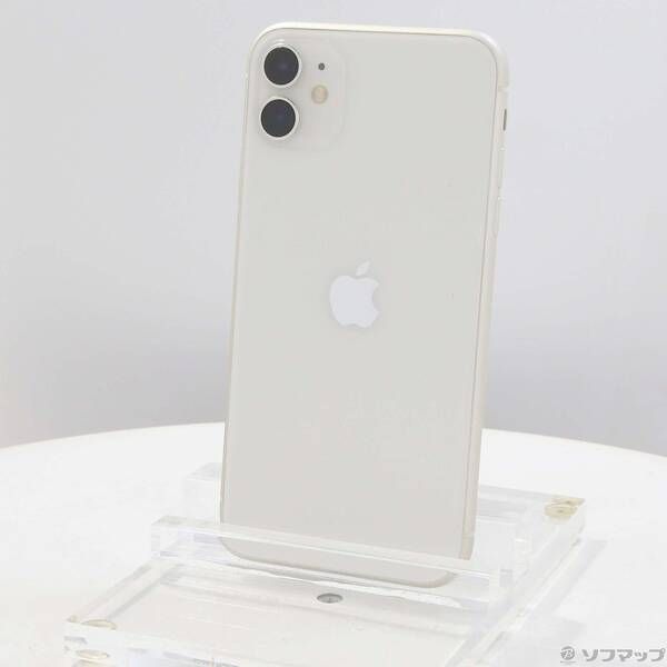 中古/ジャンク】au iPhone11 64GB MWLU2J/A ホワイト 判定〇 / SIM