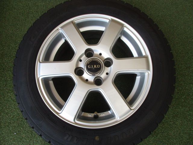  み GIRO 165 65 R 14 スタッドレスタイヤ４本SET ソリオ タンク ルーミー 14インチ タイヤ ホイールセット
