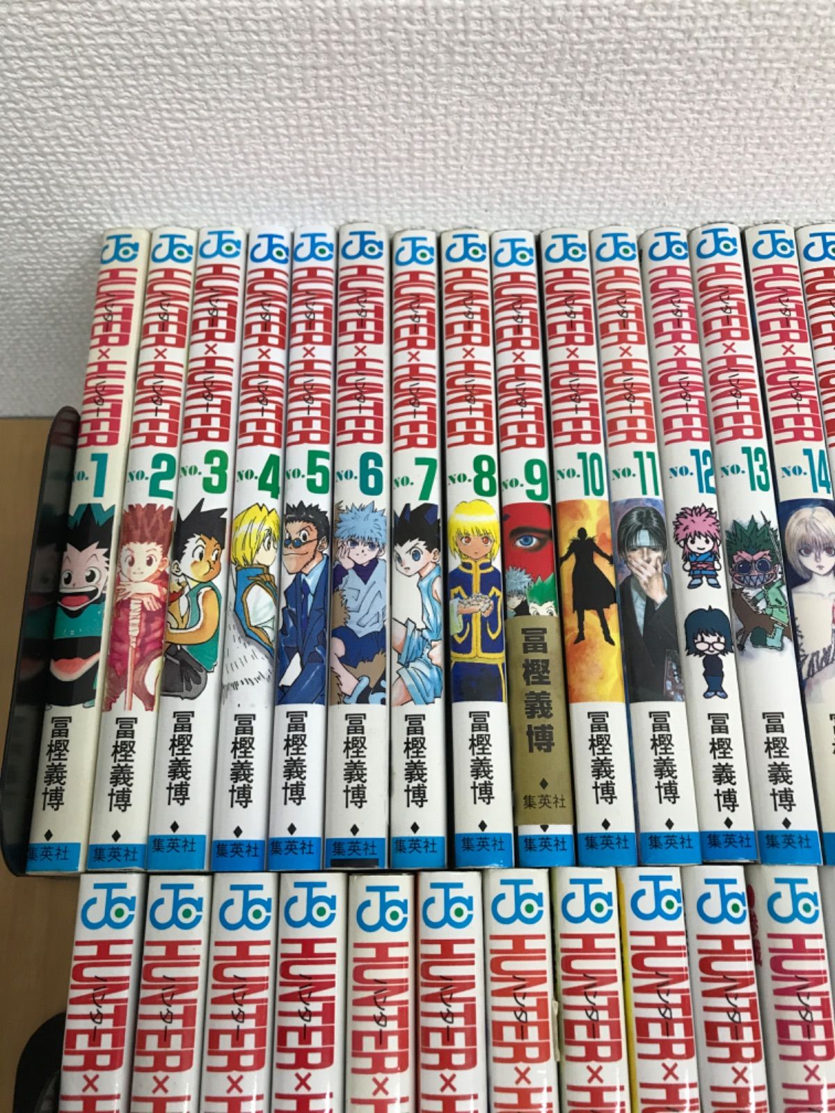 ☆①【未開封5冊】ハンターハンター HUNTER×HUNTER 1~38巻 コミック