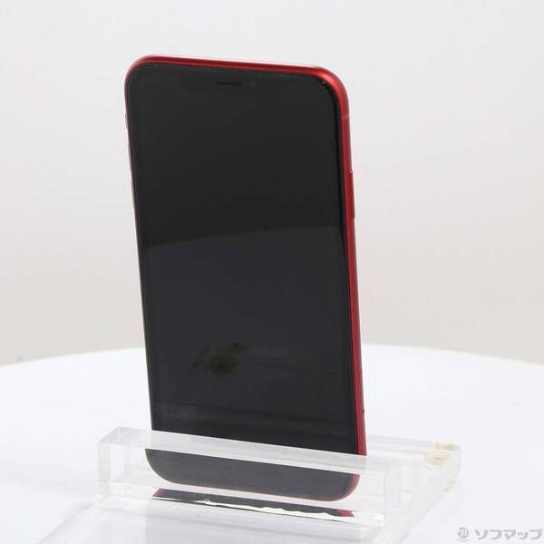 中古品〕 iPhoneXR 128GB プロダクトレッド MT0N2J／A SIMフリー【297