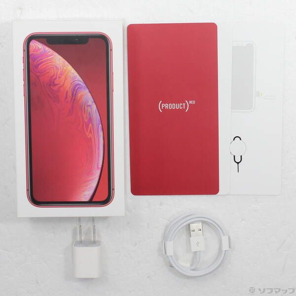 中古品〕 iPhoneXR 128GB プロダクトレッド MT0N2J／A SIMフリー【297