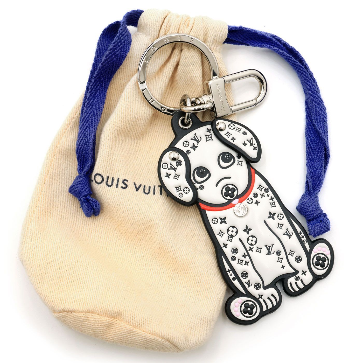 中古 美品 】ルイヴィトン LOUIS VUITTON キーホルダー キーリング