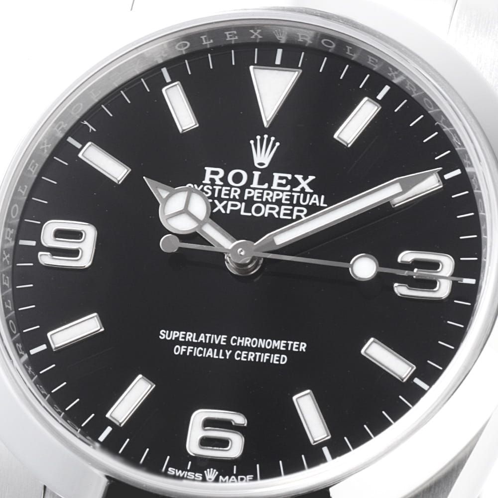 ロレックス エクスプローラー40 224270 ブラック ランダム番 中古