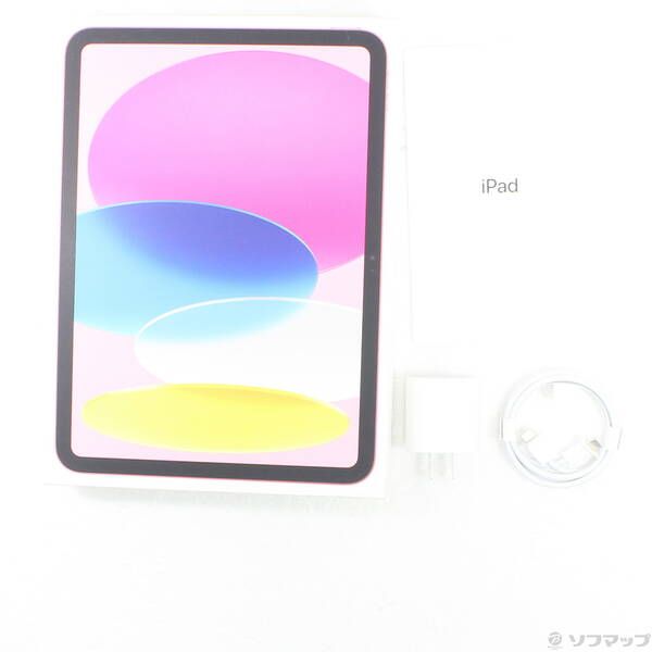中古品〕 iPad 第10世代 64GB ピンク MPQ33J／A Wi-Fi【258】 - メルカリ
