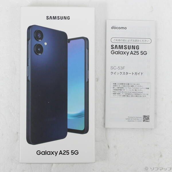 中古品〕 Galaxy A25 5G 64GB ブラック SC-53F docomo SIMフリー【262