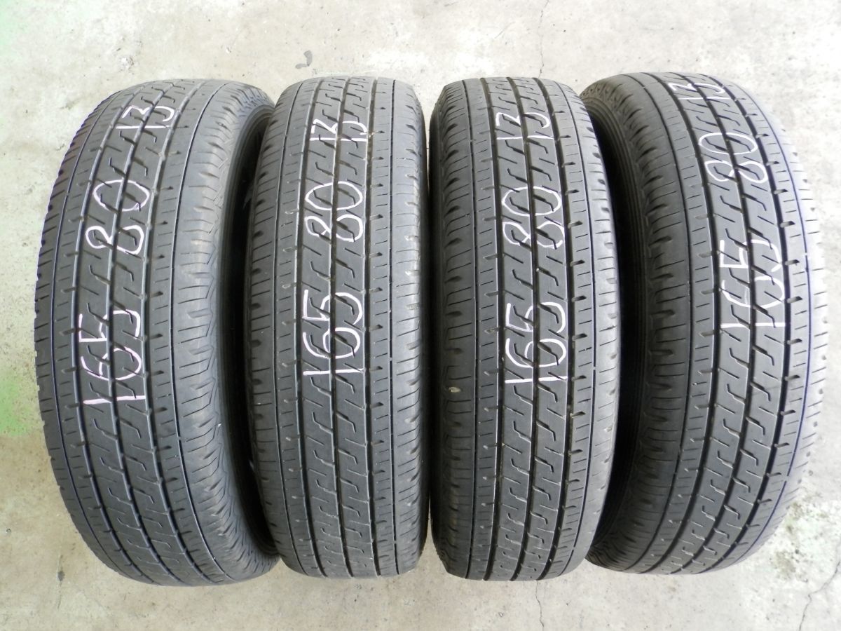 165 80 R 13 90 88 N LT ブリヂストン ECOPIA 710 ラジアルタイヤ 4本SET 製 夏タイヤ