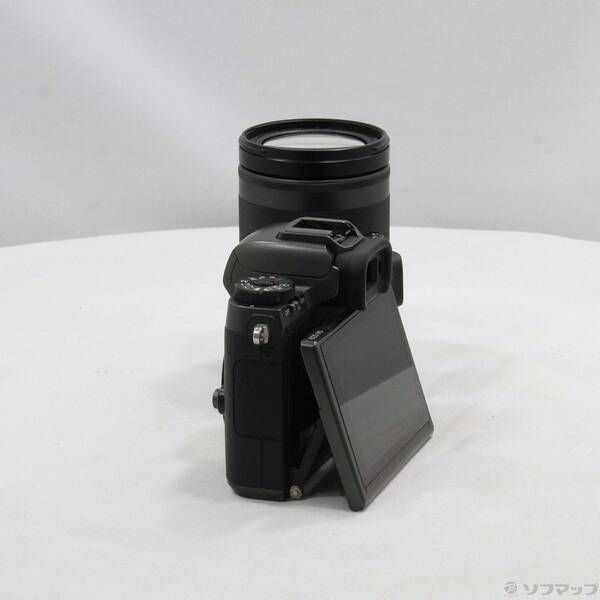 中古品〕 EOS M5 EF-M 18-150 IS STM レンズキット ブラック (2420万