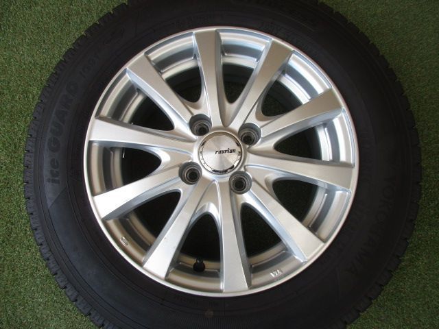 【中古スタッドレスタイヤ】155/80R14ホイール付 4本セット 中古】 送料込み ラブリオン 155/80R14 スタッドレスタイヤ4本SET