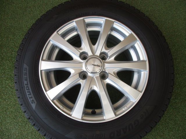  み ラブリオン 155 80 R 14 スタッドレスタイヤ４本SET サクシード プロボックス NV 150 14インチ タイヤ ホイールセット