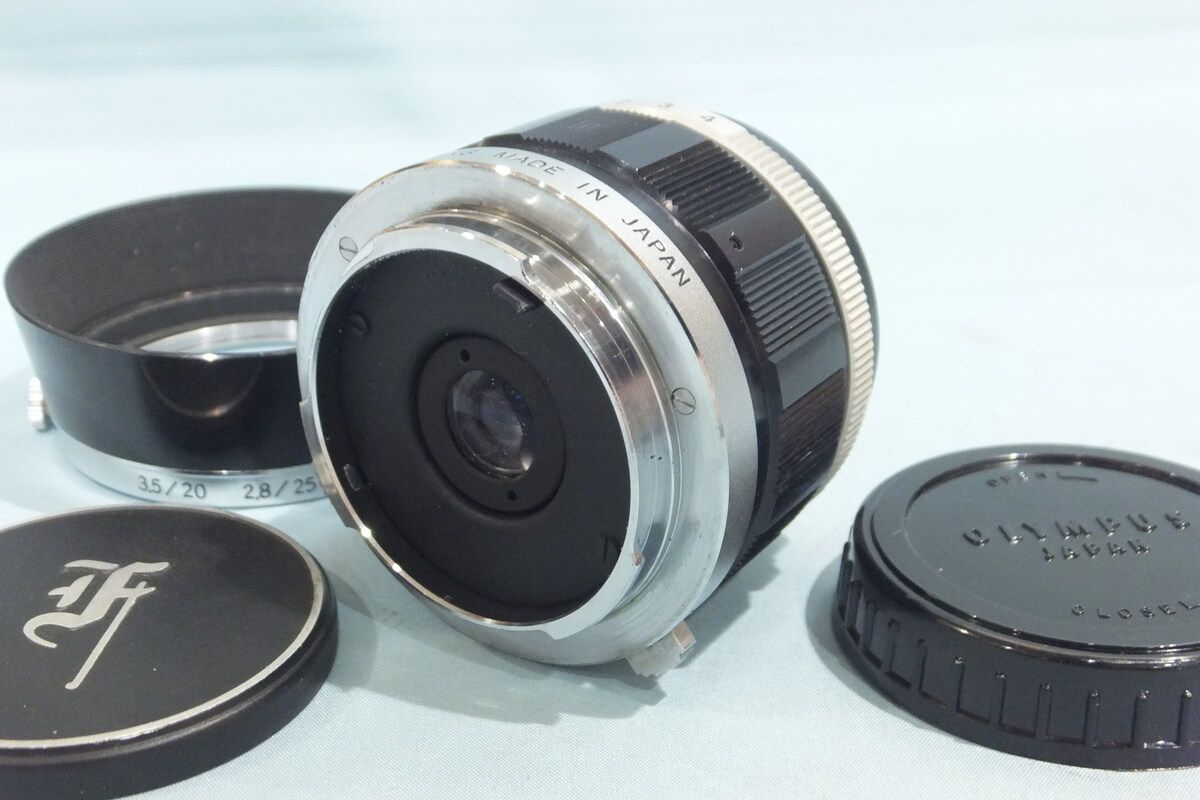  品 オリンパス G Zuiko Auto W 20 mm F 3 5 TTLナンバー付 レンズ(単焦点) カメラ