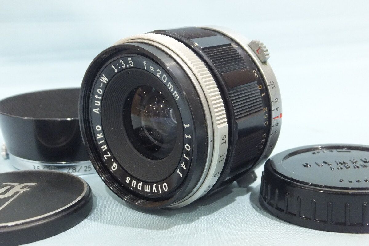 品 オリンパス G Zuiko Auto W 20 mm F 3 5 TTLナンバー付