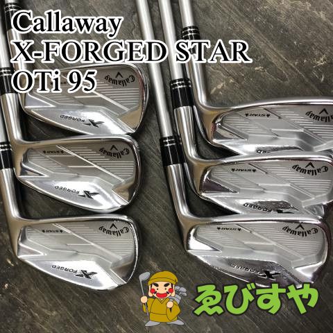 狭山 アイアンセット キャロウェイ X-FORGED STAR OTi 95 SR 23 0979