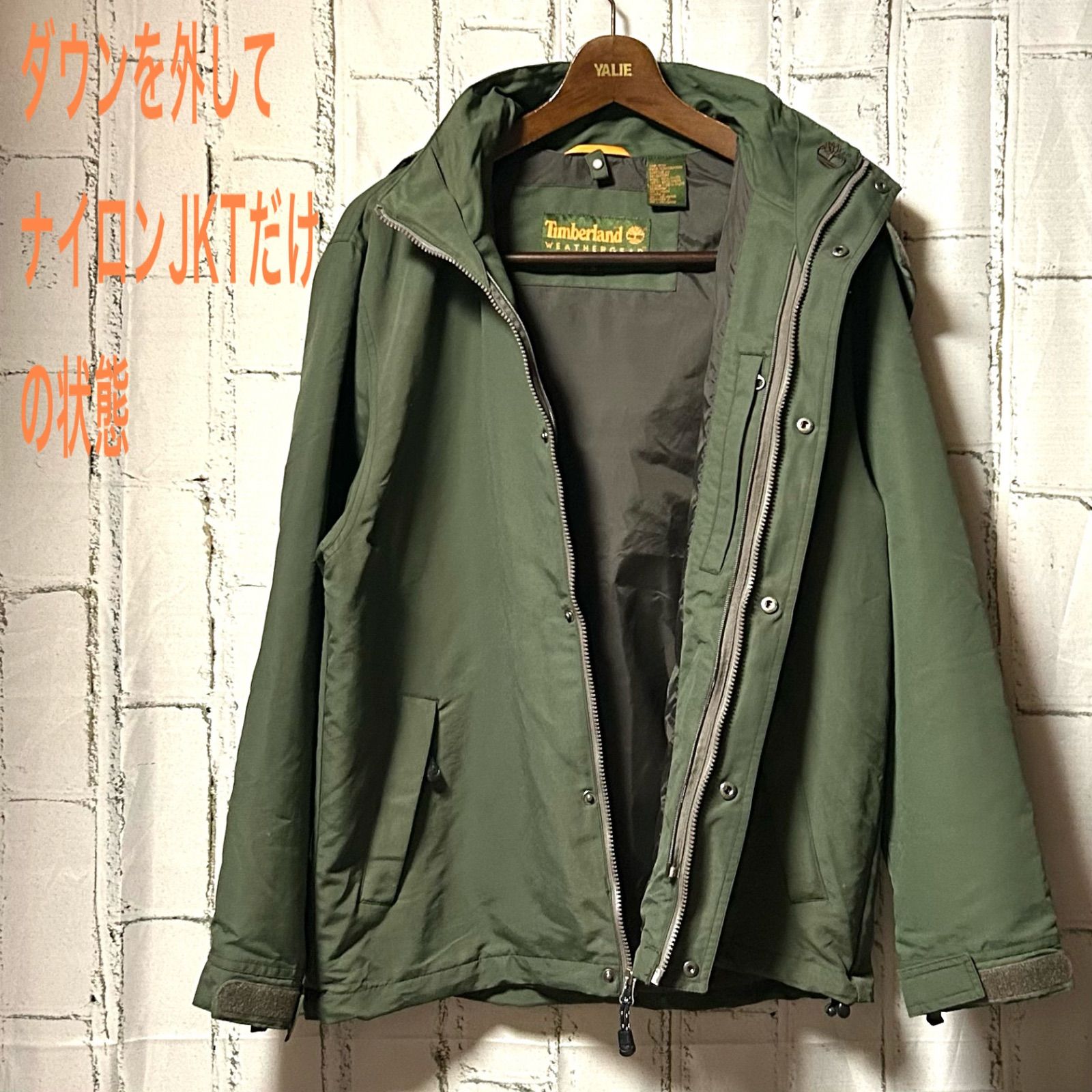 Timberland ティンバーランド 4WAY ダウンジャケット ナイロン 