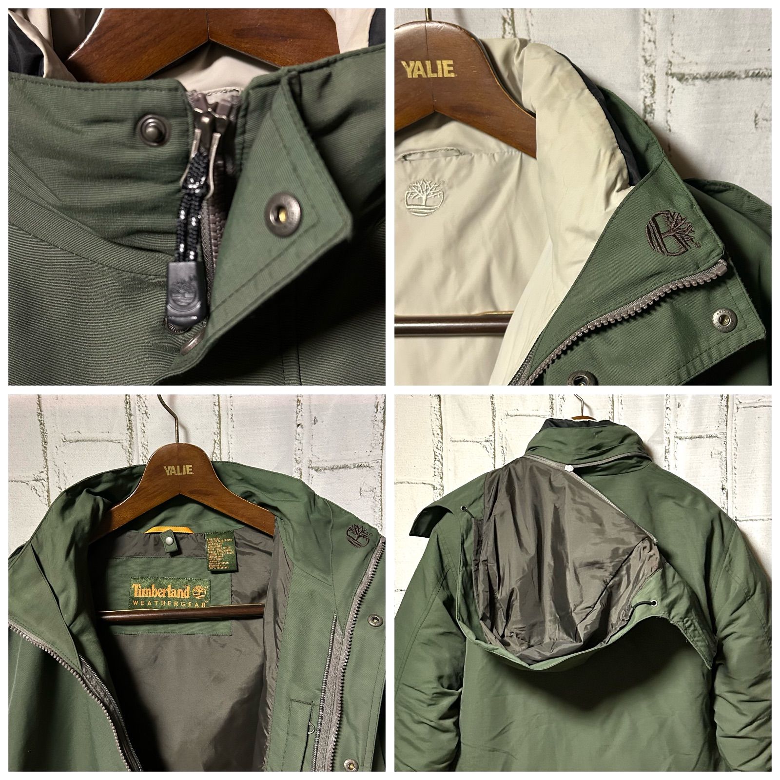 Timberland ティンバーランド 4WAY ダウンジャケット ナイロン 