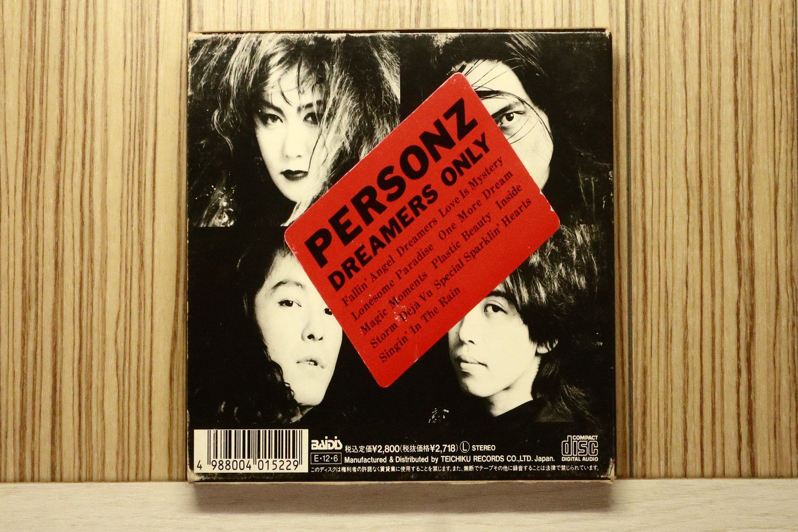 国内盤CD☆パーソンズ/PERSONZ□ DREAMERS ONLY 【TECN28001
