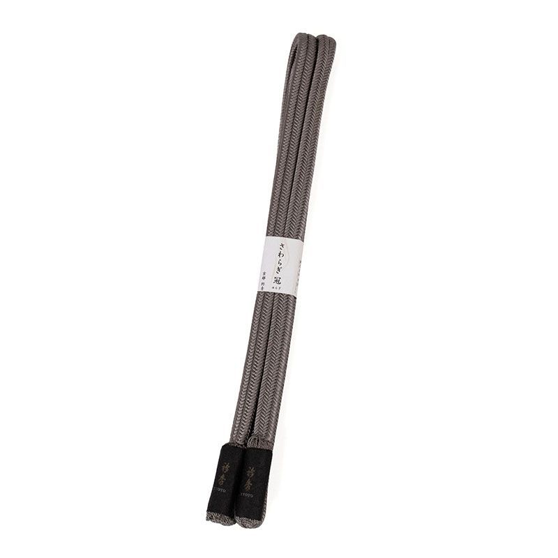 衿秀 帯締め さわらぎ冠撚房 利休白茶 №253 ms1324