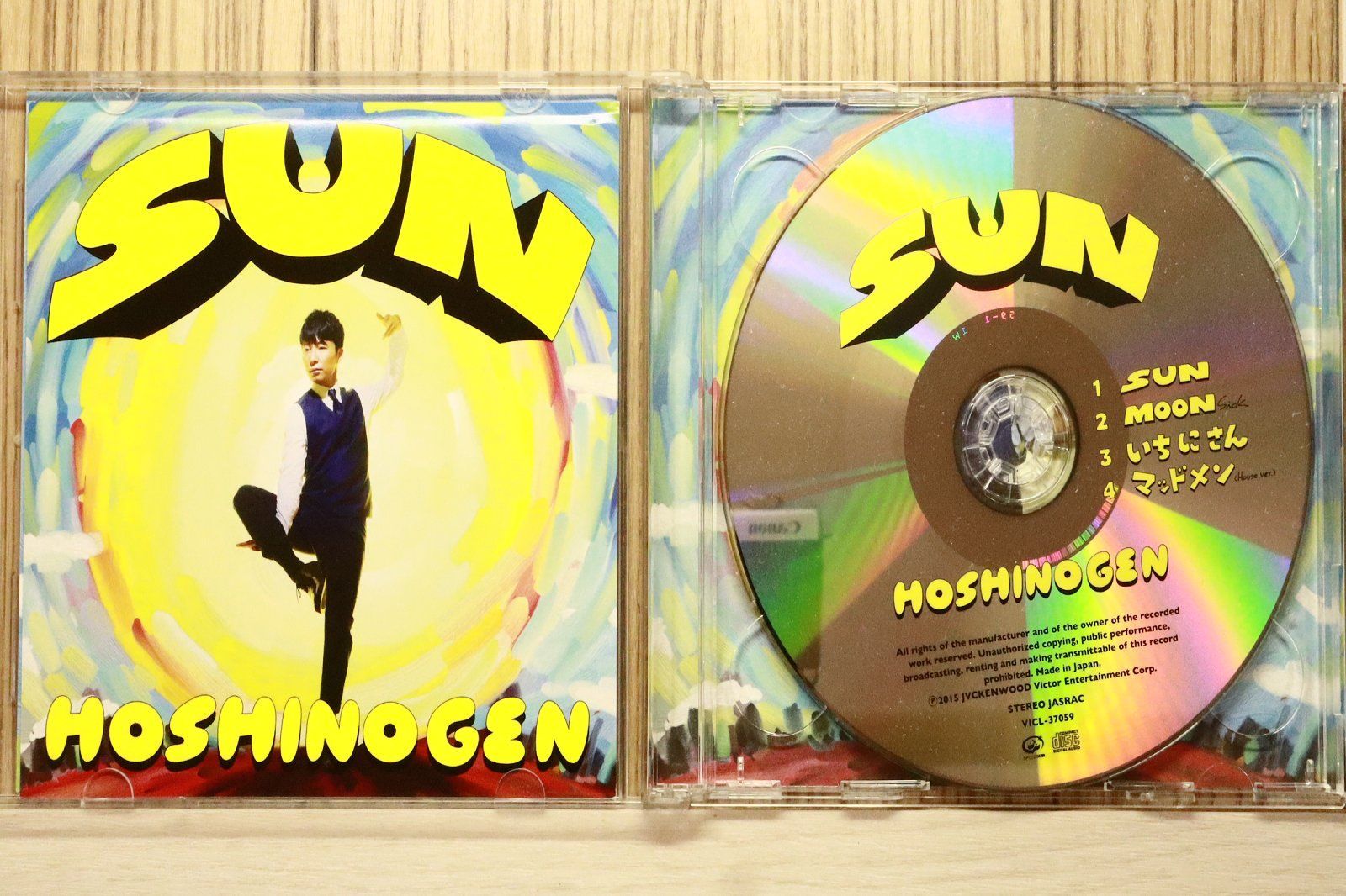 国内盤CD☆星野 源/Gen Hoshino□ SUN(通常盤) 【VIZL835
