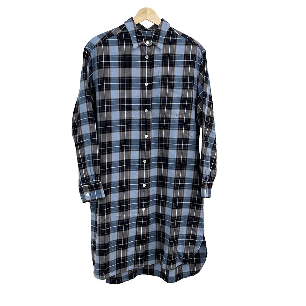 MargaretHowell マーガレットハウエル ワンピース サイズ2 M レディース ブルー ダークネイビー マルチ