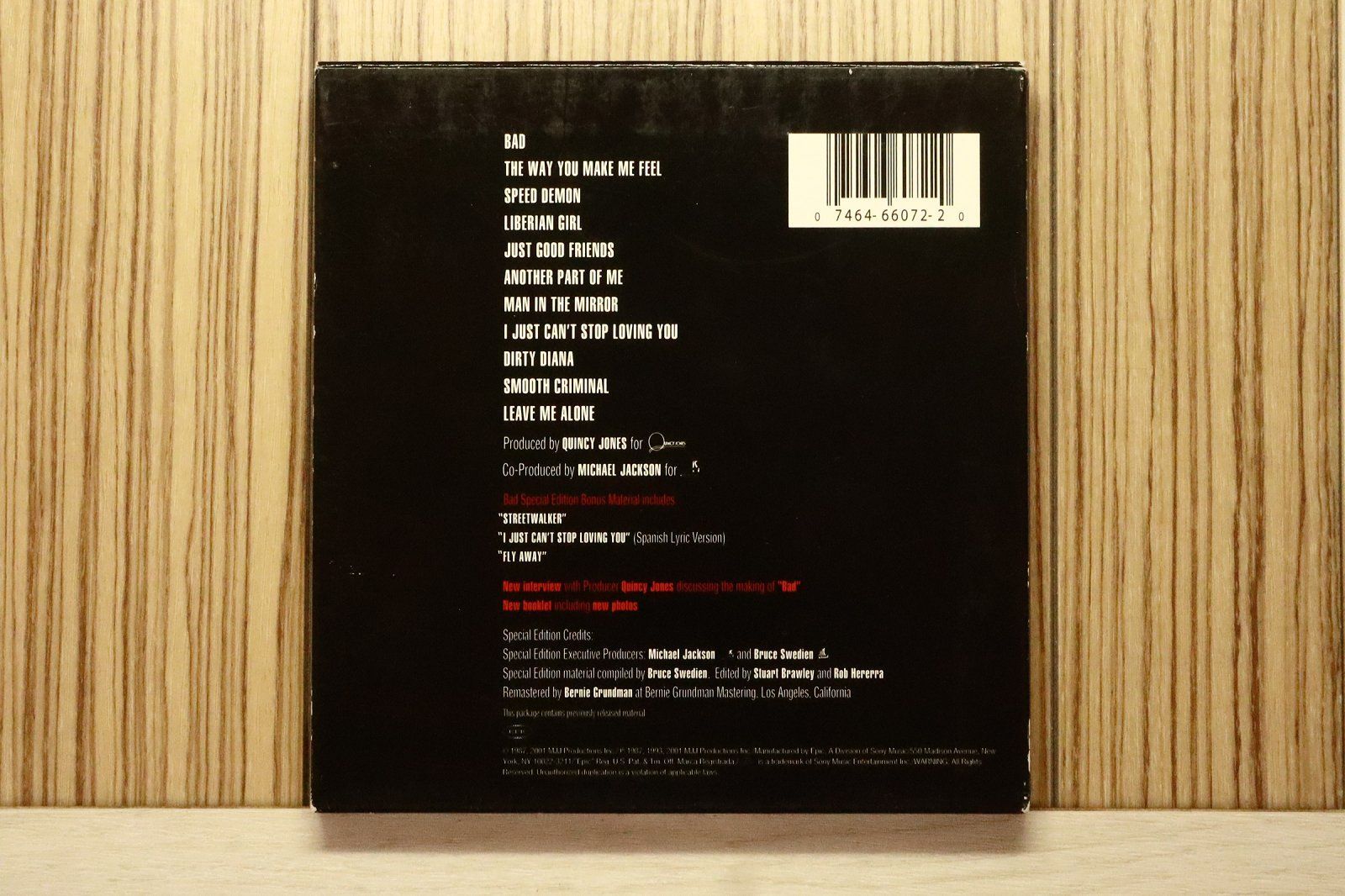 中古CD☆マイケル・ジャクソン/Michael Jackson□ Bad (Spec