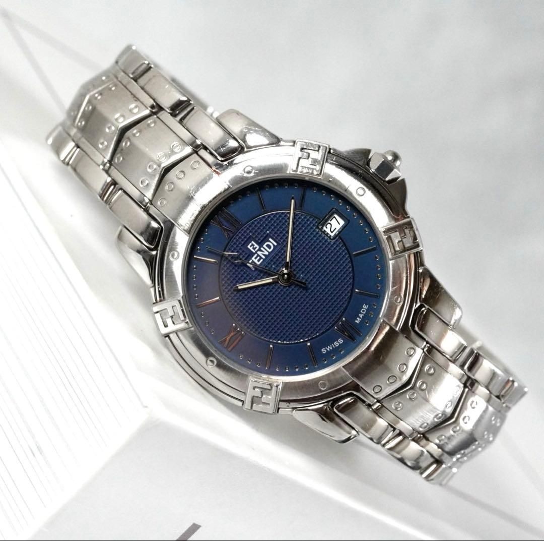 付属品完備】 FENDI フェンディ 3500G ズッカ FFロゴ 腕時計 ウォッチ