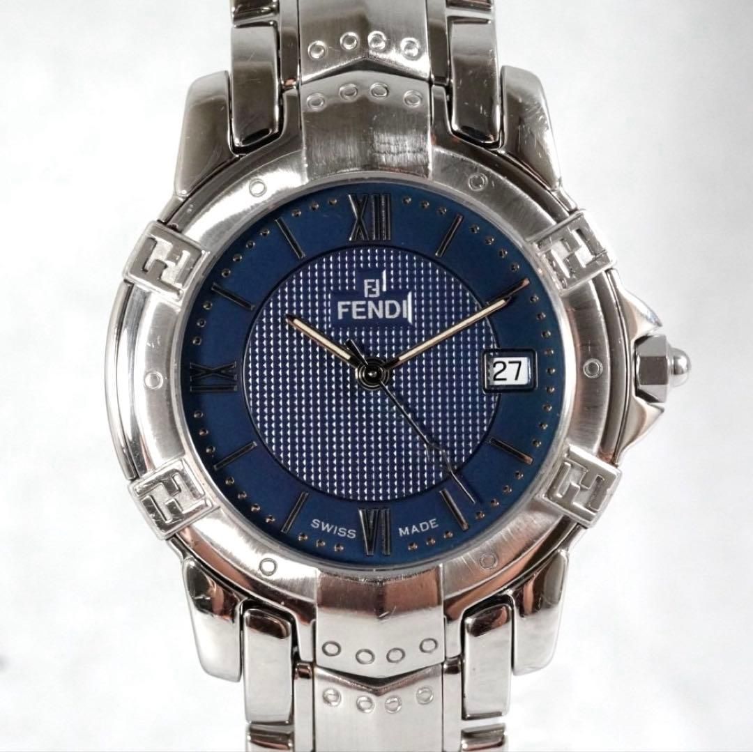 付属品完備】 FENDI フェンディ 3500G ズッカ FFロゴ 腕時計 ウォッチ