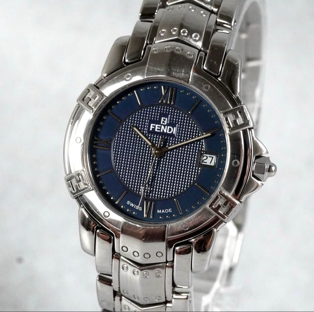 付属品完備】 FENDI フェンディ 3500G ズッカ FFロゴ 腕時計 ウォッチ