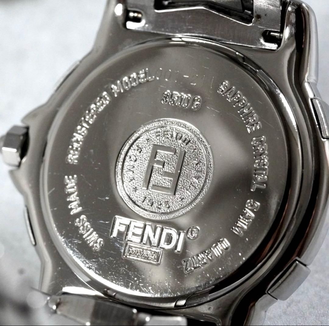 付属品完備】 FENDI フェンディ 3500G ズッカ FFロゴ 腕時計 ウォッチ