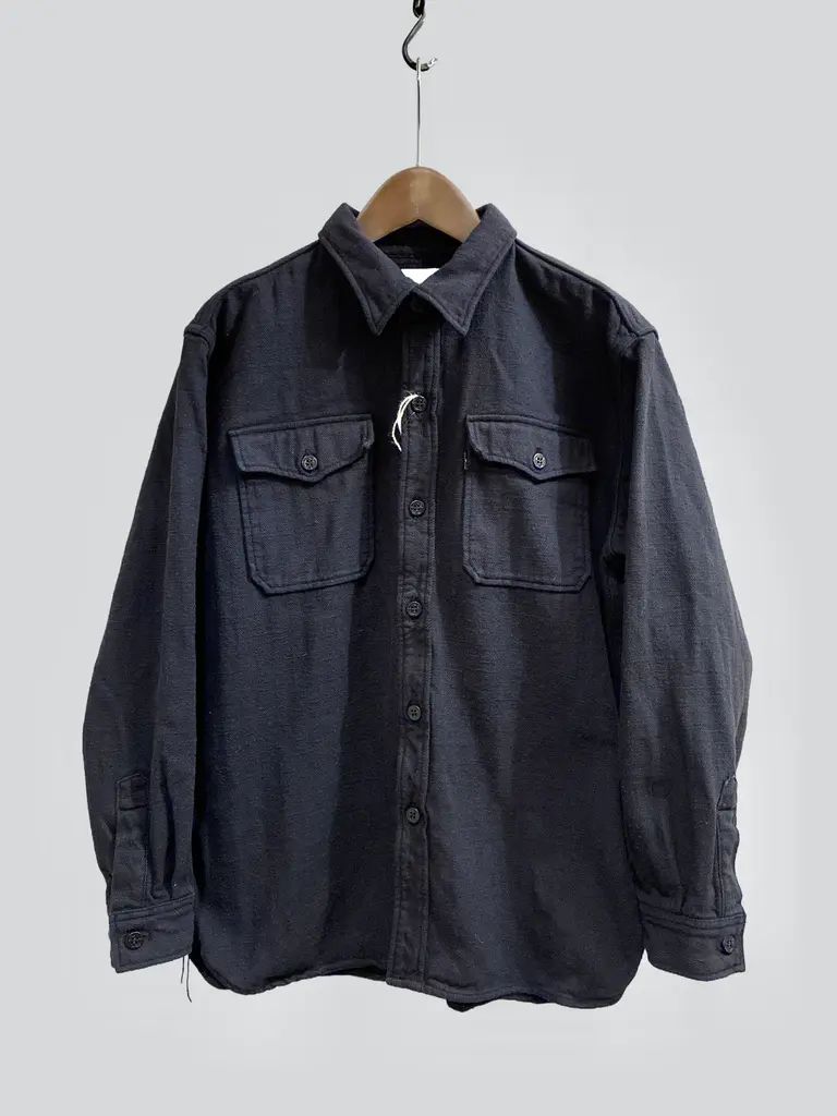 新品未使用品 BIG JOHN US NAVY CPOシャツ / ネイビー / ビッグジョン Mサイズ