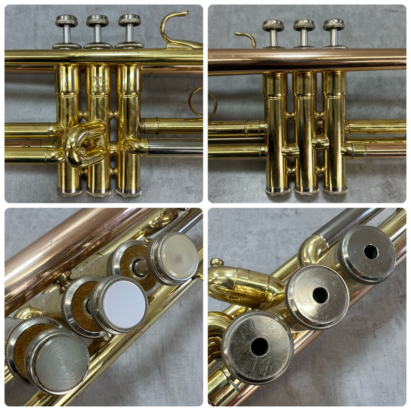 YAMAHA トランペット YTR-332 レッドブラス 赤ベル ラッカー ハード