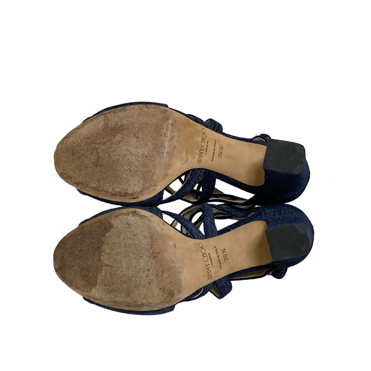 JIMMY CHOO(ジミーチュウ) パンプス 361/2 レディース - ネイビー