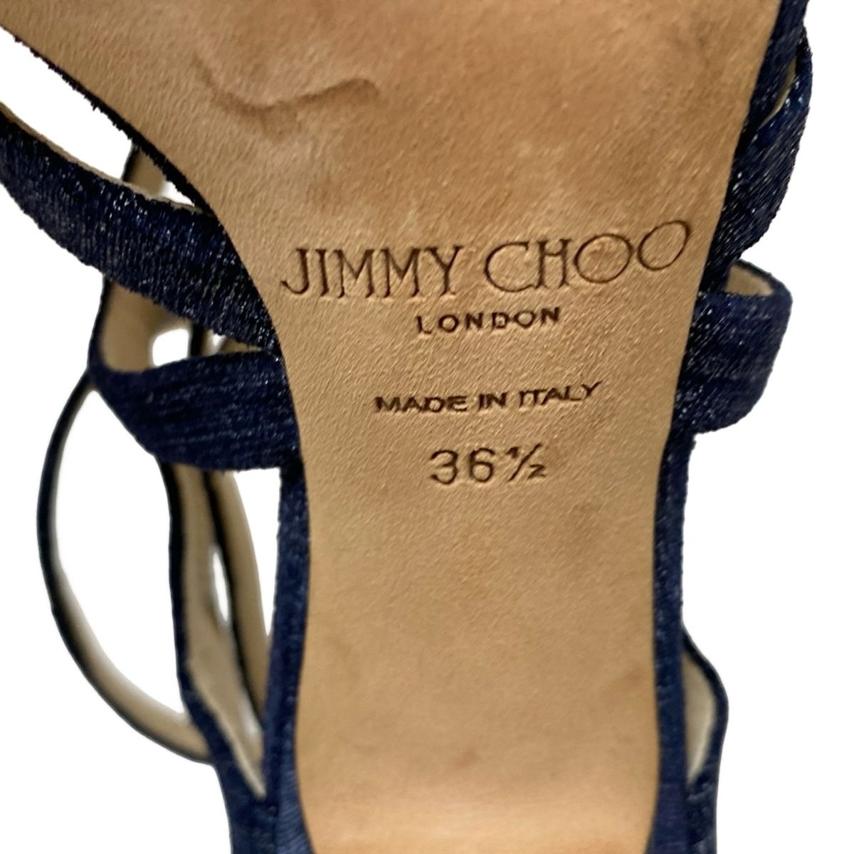 JIMMY CHOO(ジミーチュウ) パンプス 361/2 レディース - ネイビー