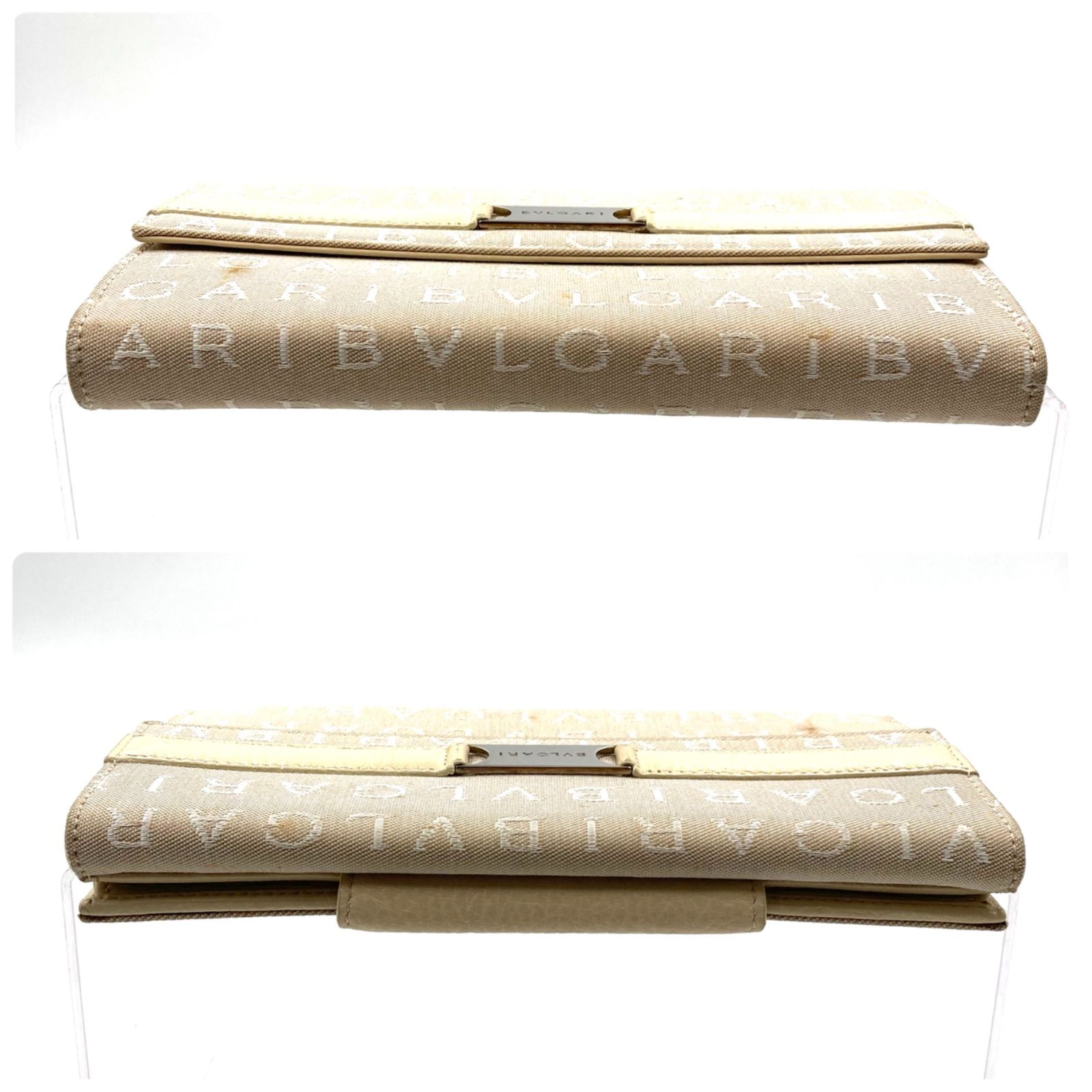 BVLGARI ブルガリ ロゴマニア 三つ折り長財布 ロングウォレット 