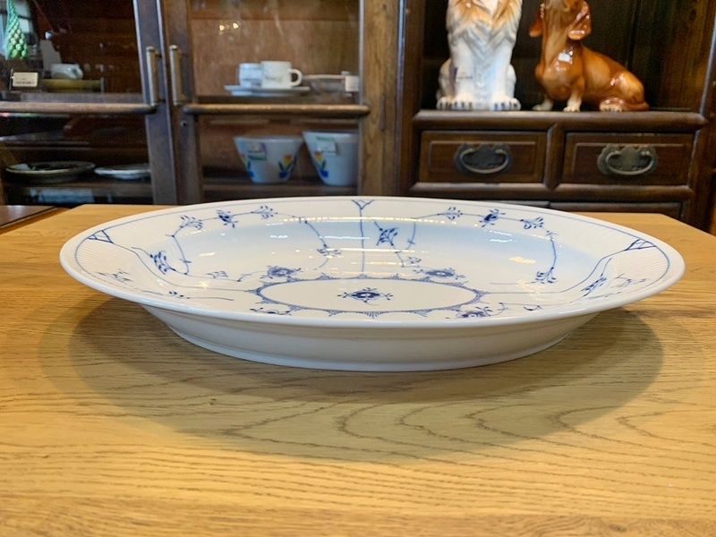 ロイヤルコペンハーゲン ブルーフルーテッド プレイン オーバル