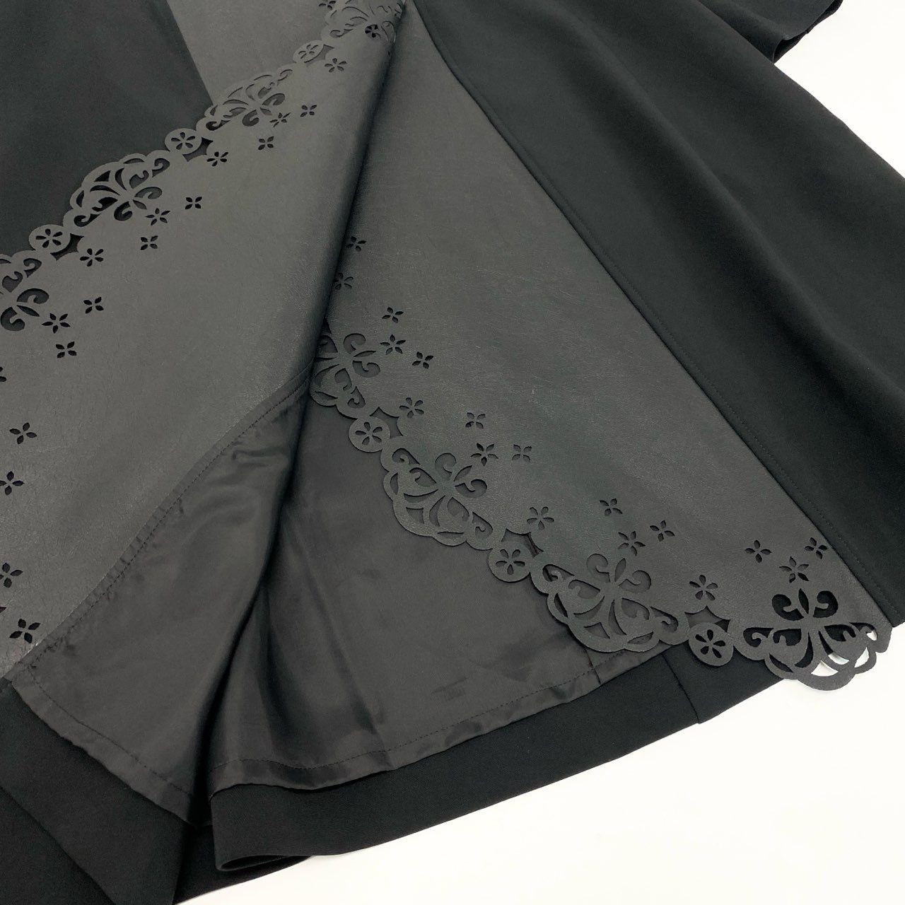 28k29 TOKUKO 1er VOL トクコプルミエヴォル レザー切替 ロングコート