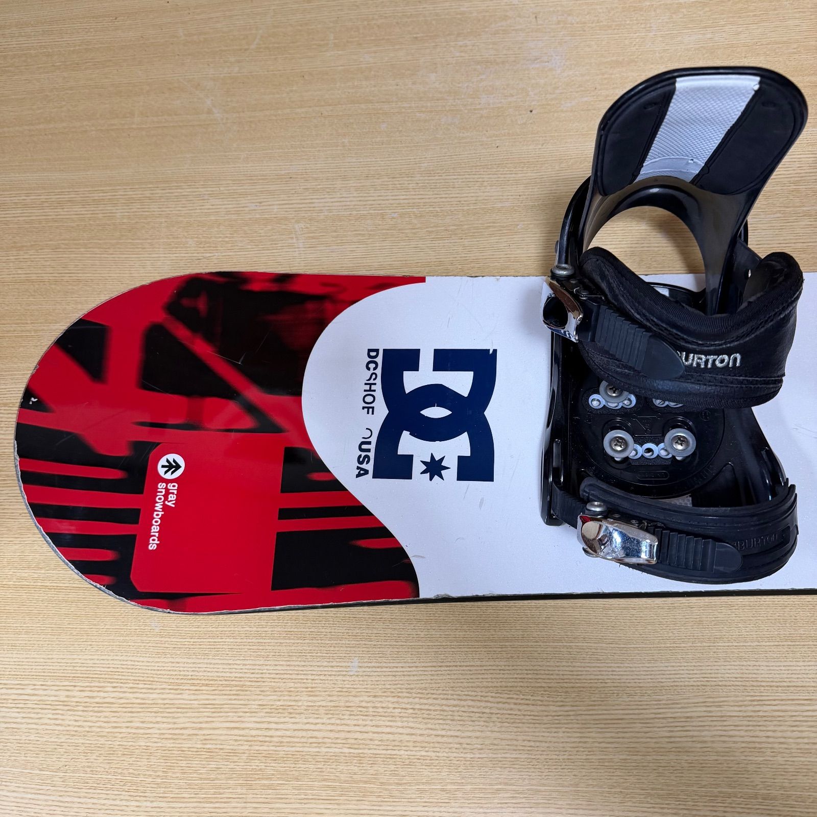 gray グレイ BURTON バートン ジュニア メンズ スノーボード2点セット