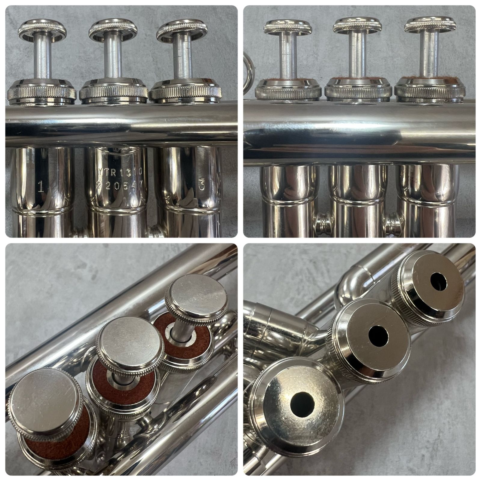 YAMAHA トランペット YTR-1310 イエローブラスベル Mボア ニッケル