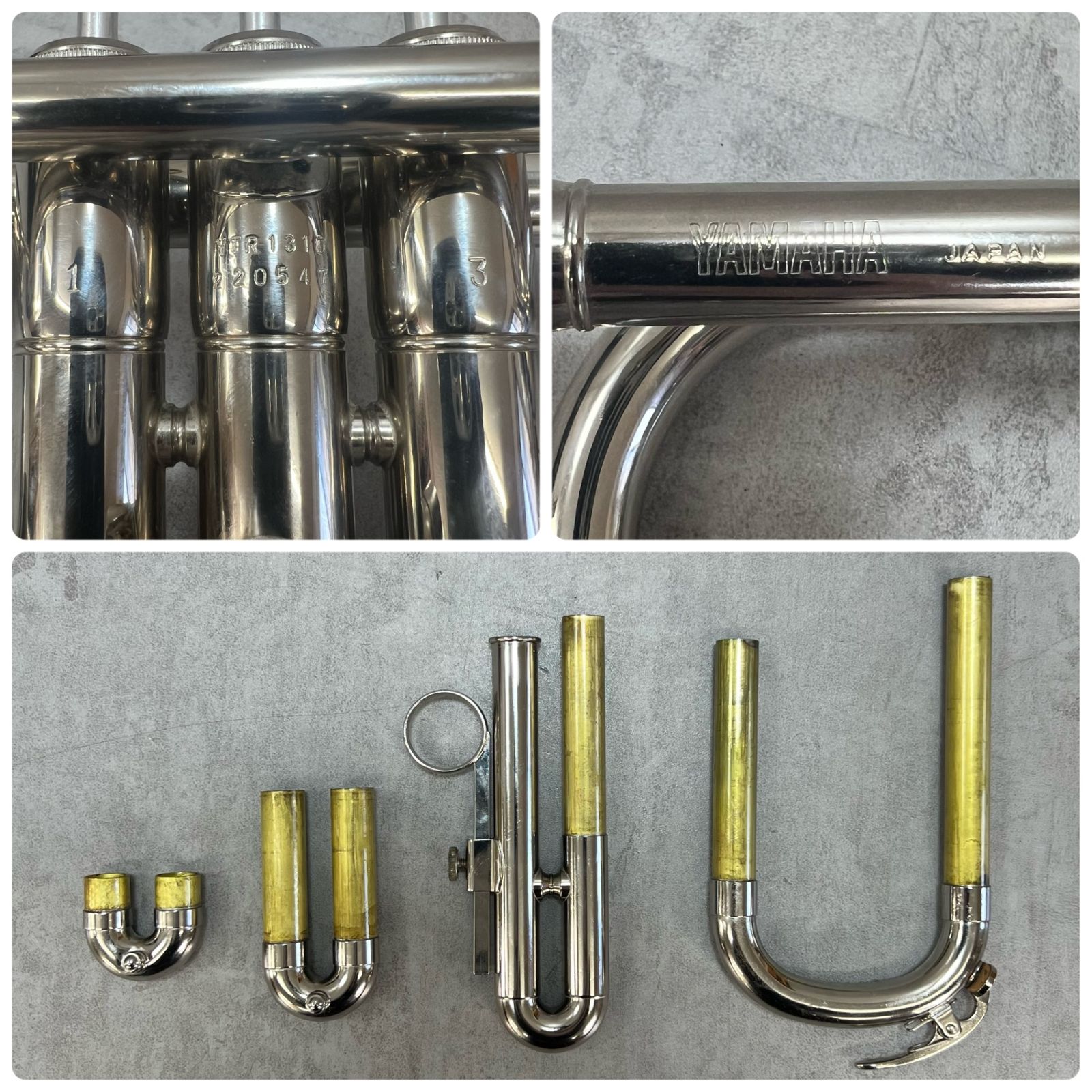 YAMAHA トランペット YTR-1310 イエローブラスベル Mボア ニッケル