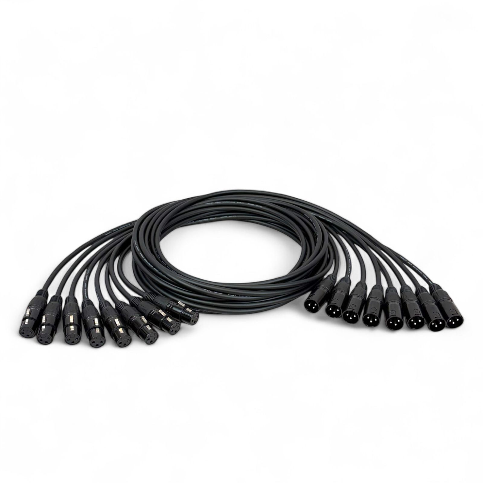 MOGAMI 2549 BLACK XLR マイクケーブル 2m 8本セット