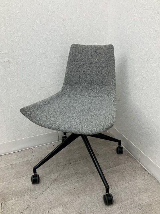 品 相合家具 ミーティングチェア グレー