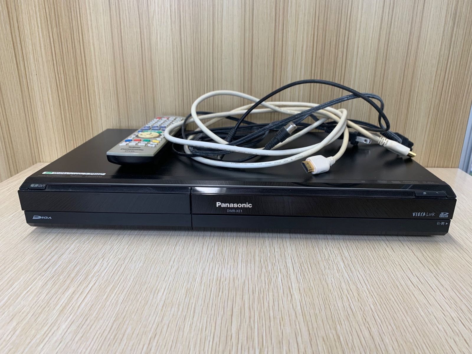 ジャンク品】Panasonic DMR-XE1 DIGA DVD/HDDレコーダー リモコン A728