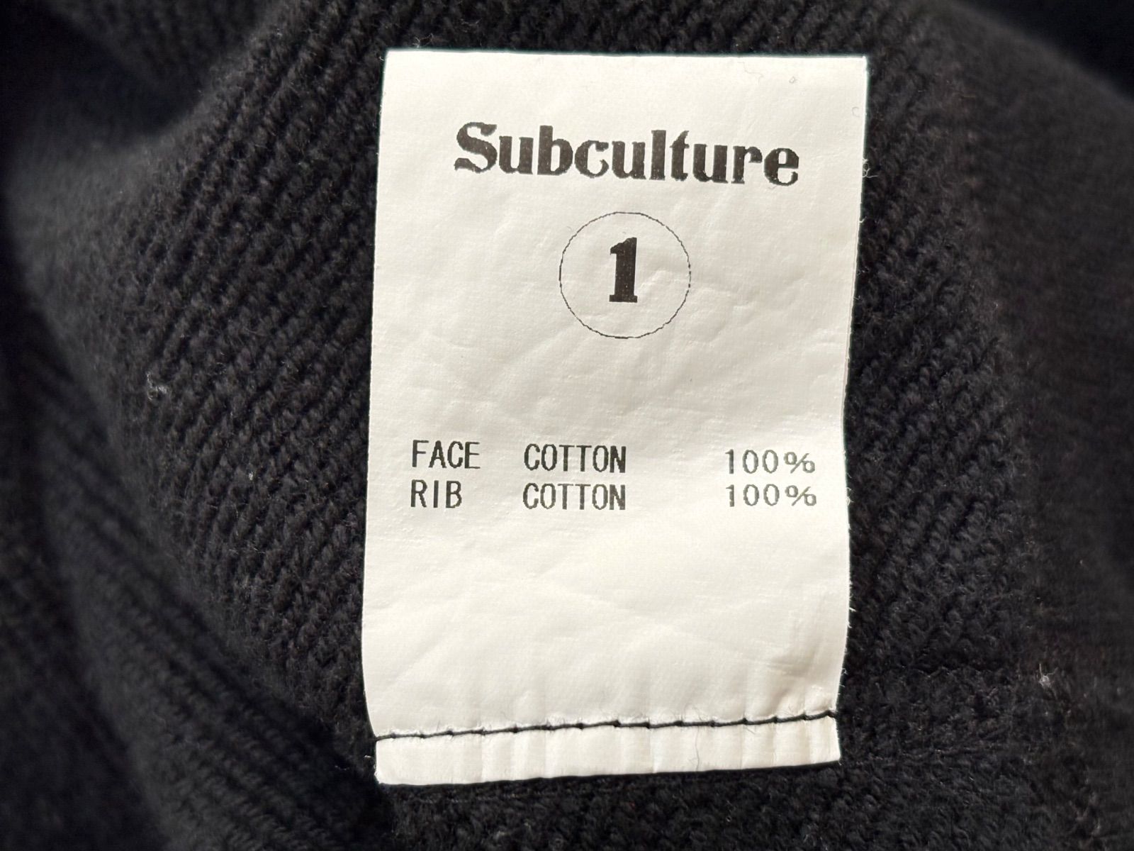 Subculture サブカルチャー sc subculture トレーナー スウェット OH