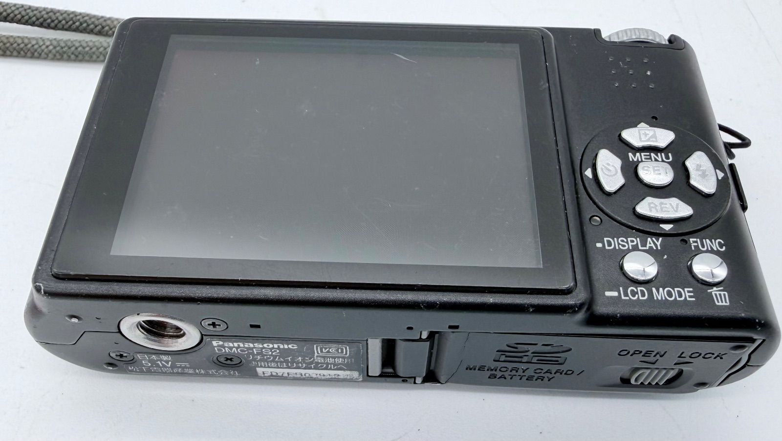 動作良好】Panasonic デジタルカメラ DMC-FS2 ブラック 【公式