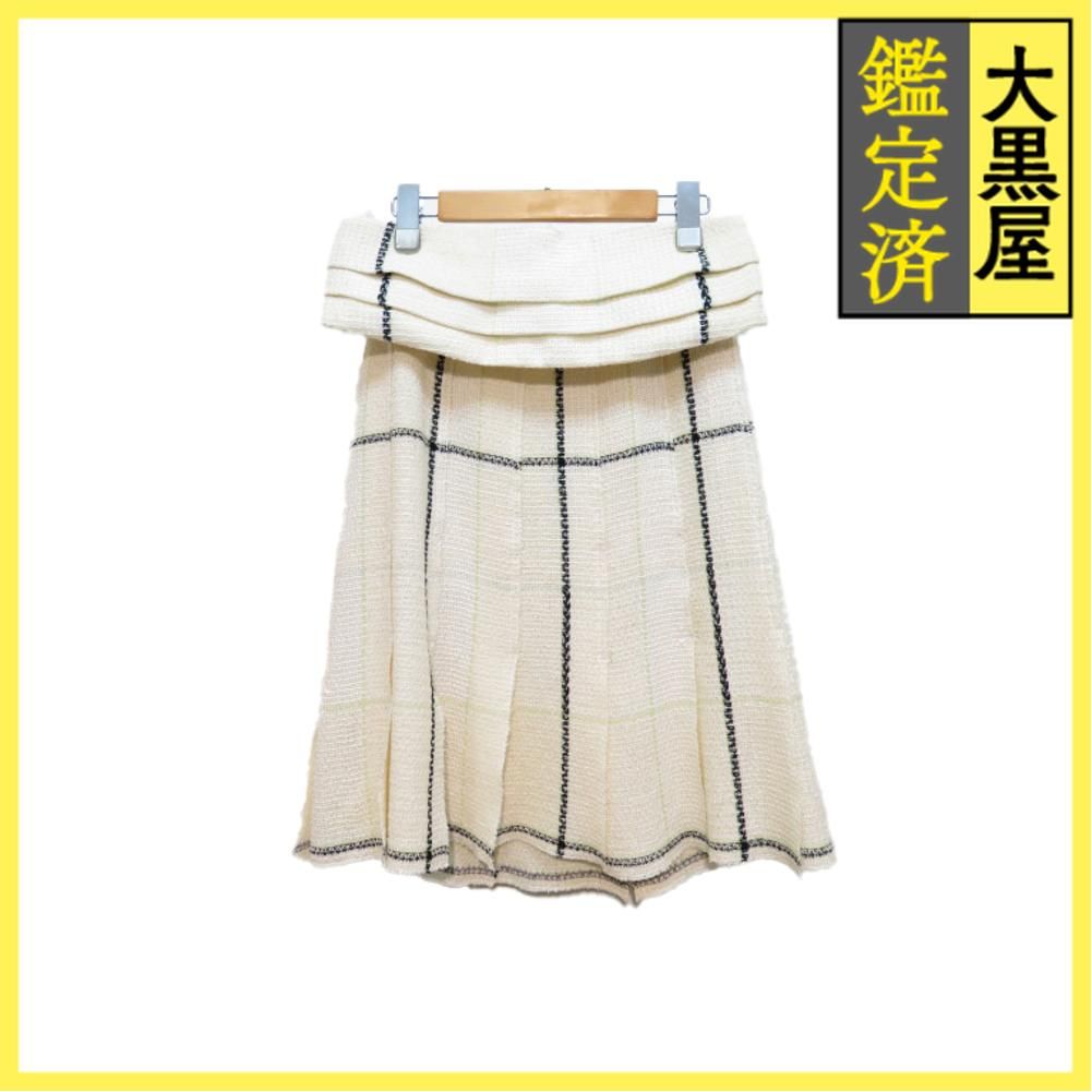 シャネル ツイードチェックスカート P26156V16362 【432】 - メルカリ